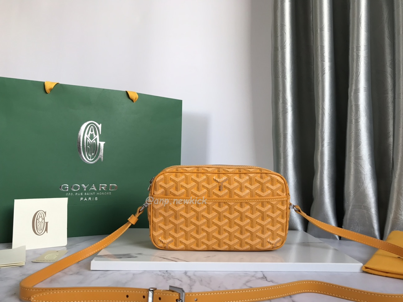 Goyard Cap Vert Camera Bag 13 Cm X 6.5 Cm X 22 Cm (18) - www.newkick.vip